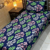 4 Pieces Crystal Cotton Single Pair Bedsheet  SB 550